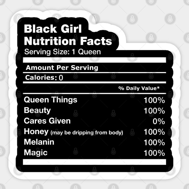 black women queen melanin Sticker by CreativeShirt